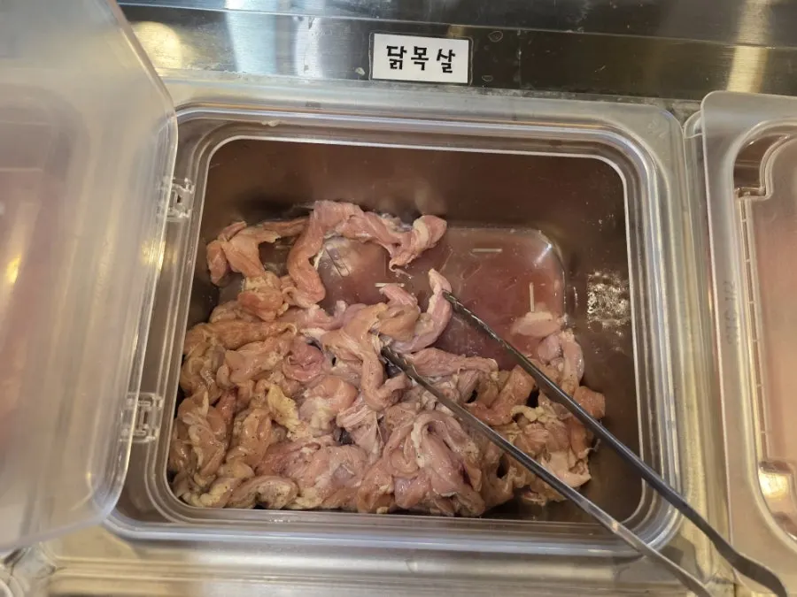 고추장양념 닭갈비 코너