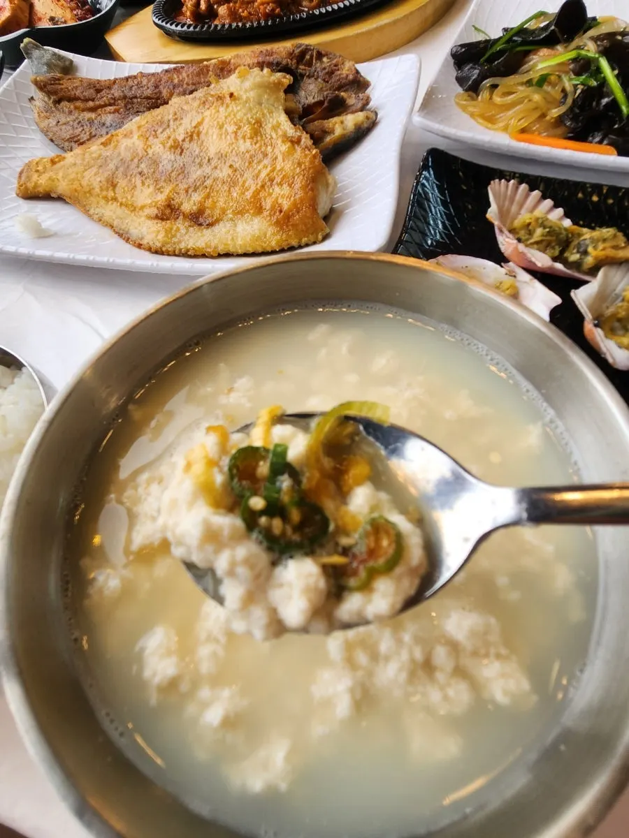 직접 만든 손두부 초당순두부 한 그릇