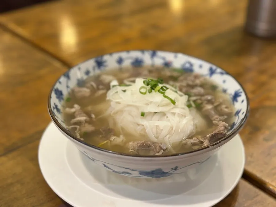 쌀국수가 먼저 나온 테이블