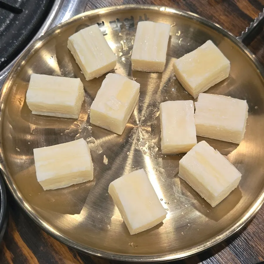Makchang and grilled cheese order