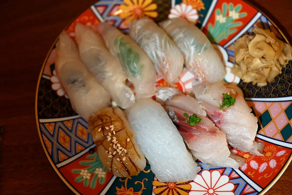 Sakai's daily nigiri sushi selection