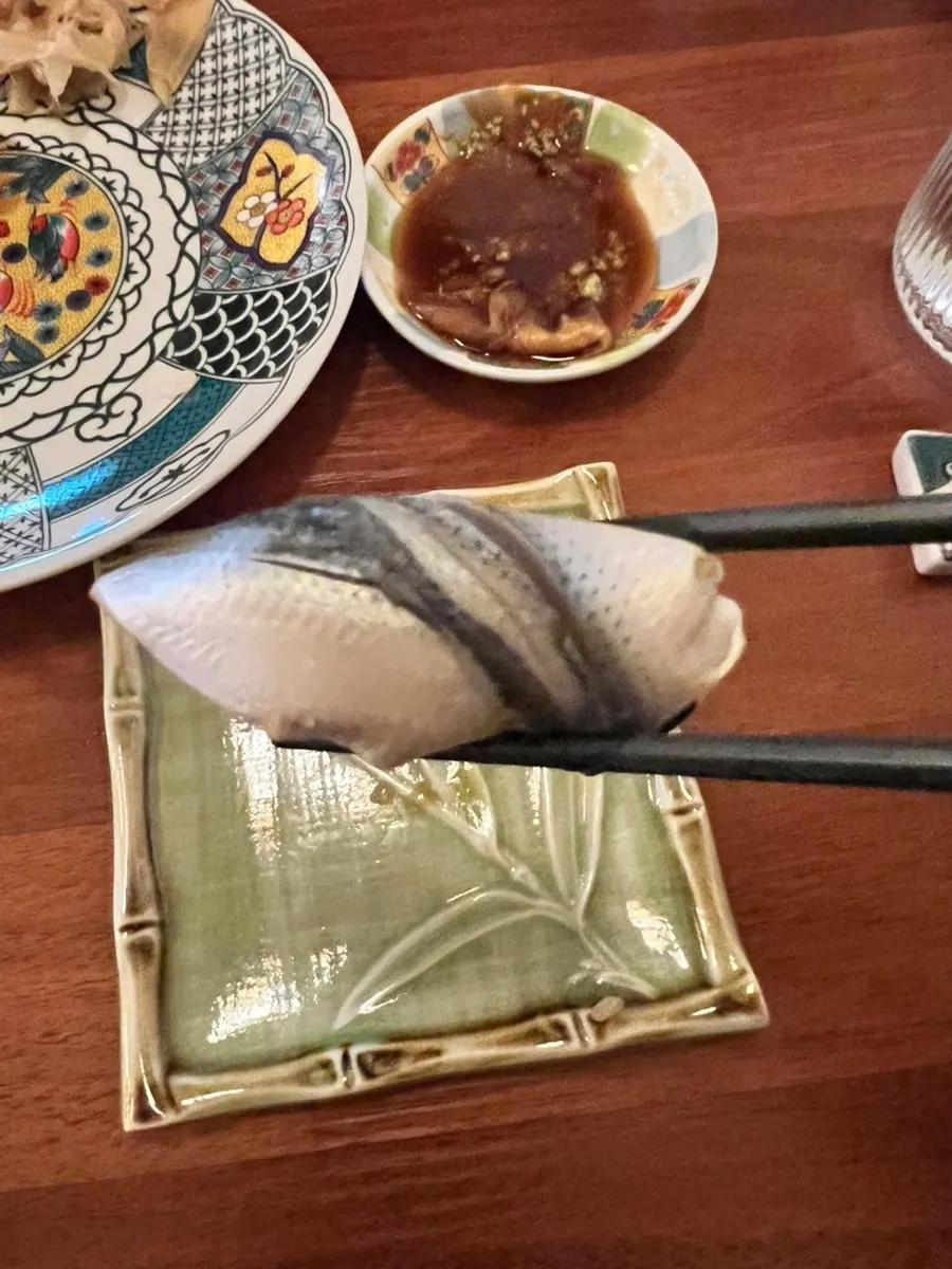기름진 전어 초밥