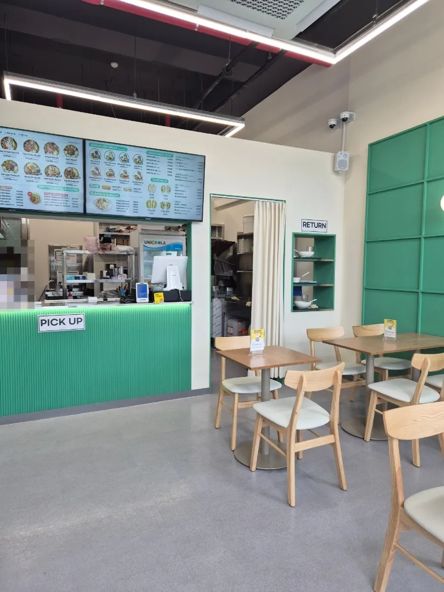 Counter area of Salad Ring, Chungju Terminal Branch