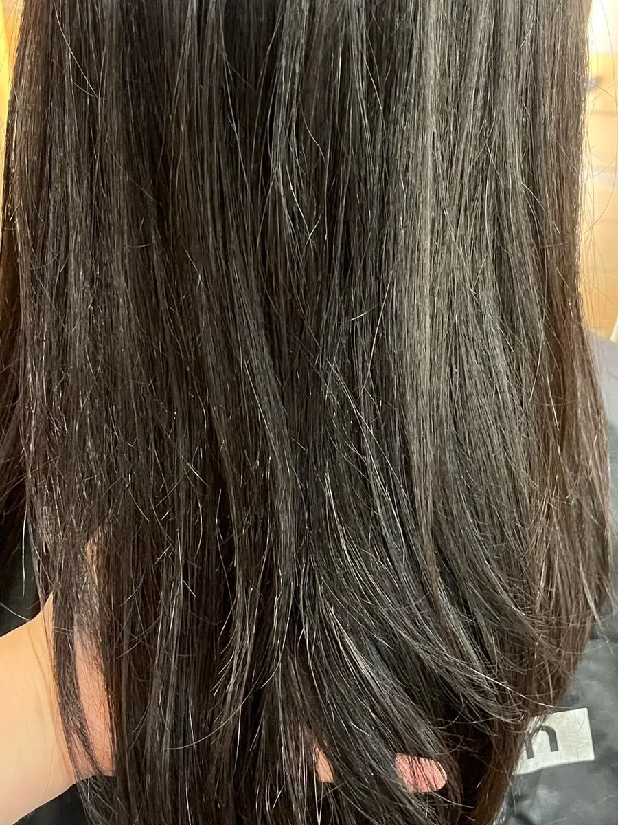 Rough hair condition before the clinic