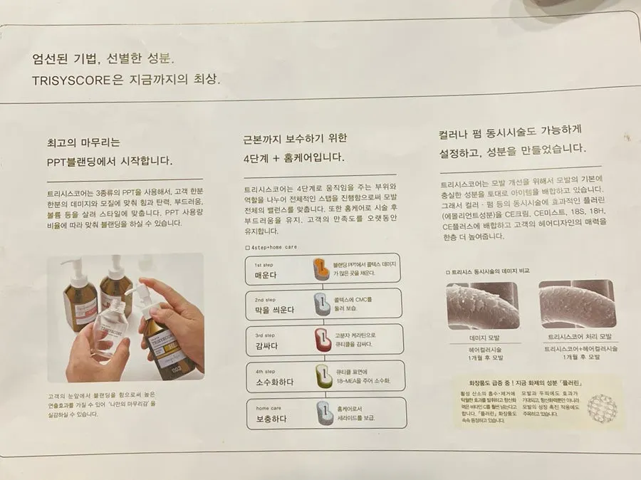 Explanation of the Tricyscore 4-step system