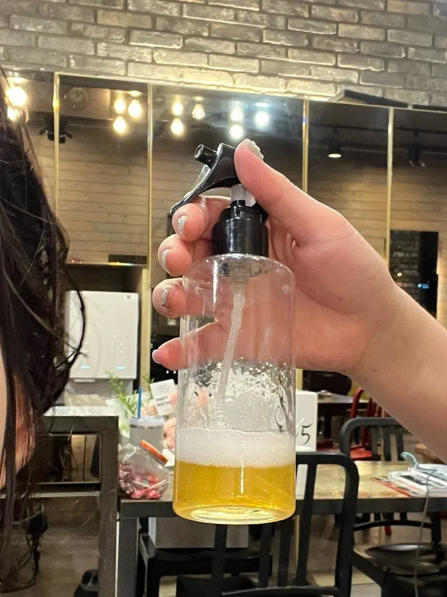 Applying the step 1 protein care product