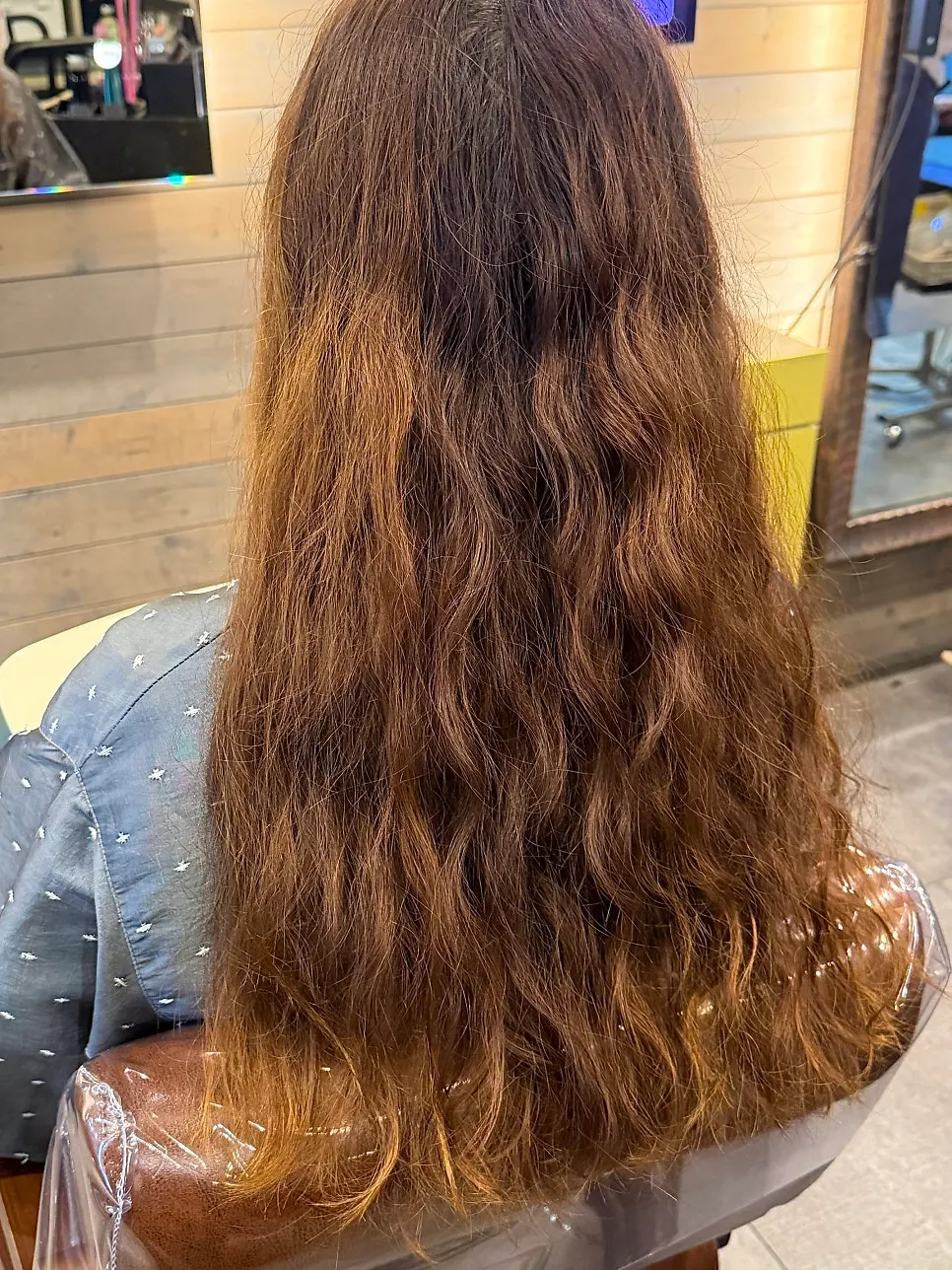 Consultation scene for olive brown color