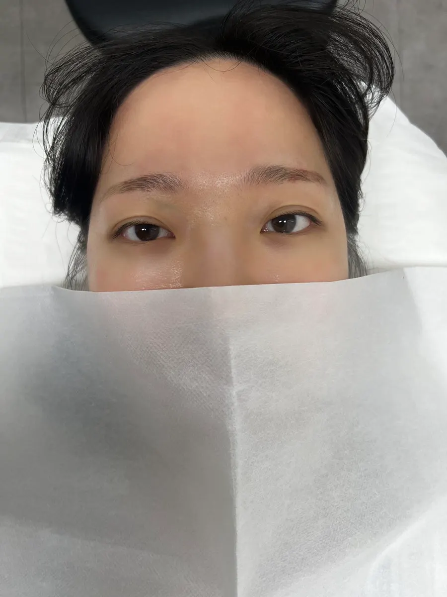 속눈썹펌 전 비포 눈매