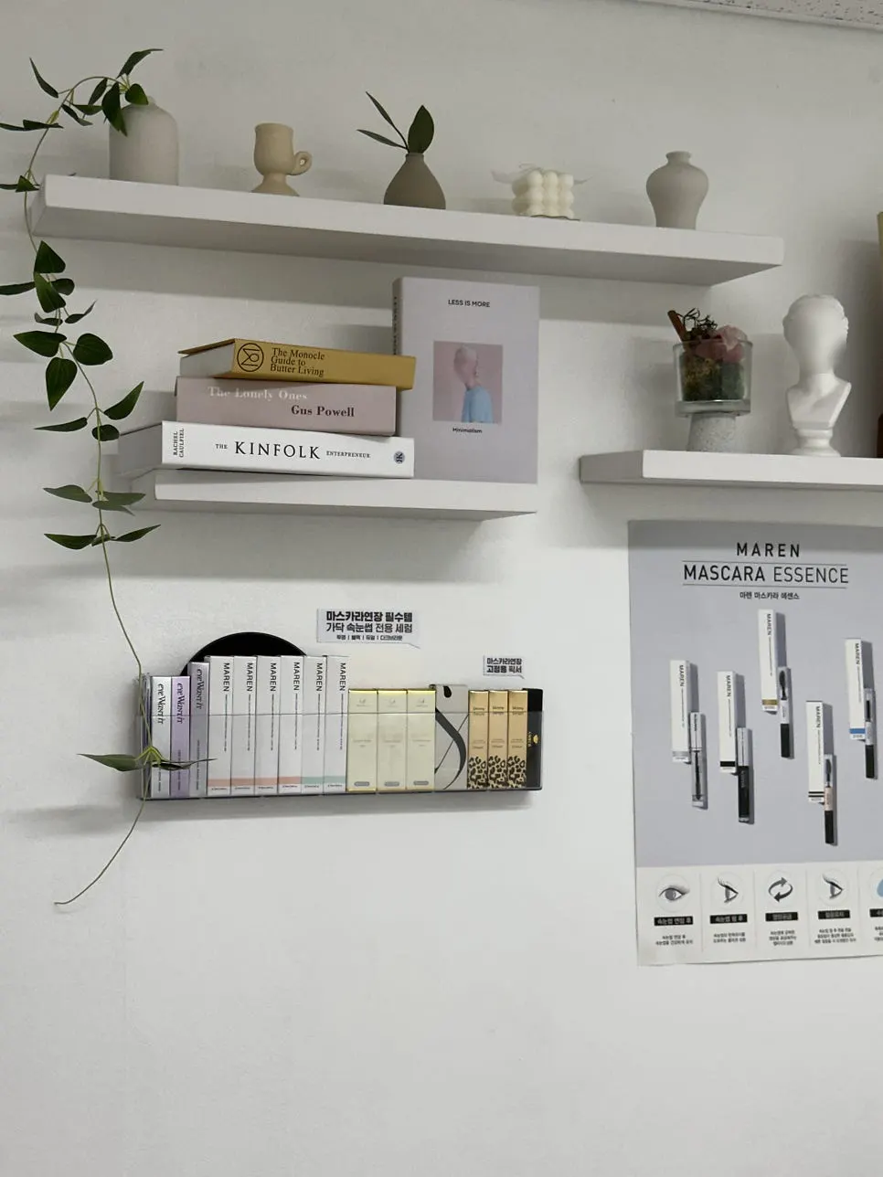 Lash perm treatment room at Salon Dohe Sanbon Branch
