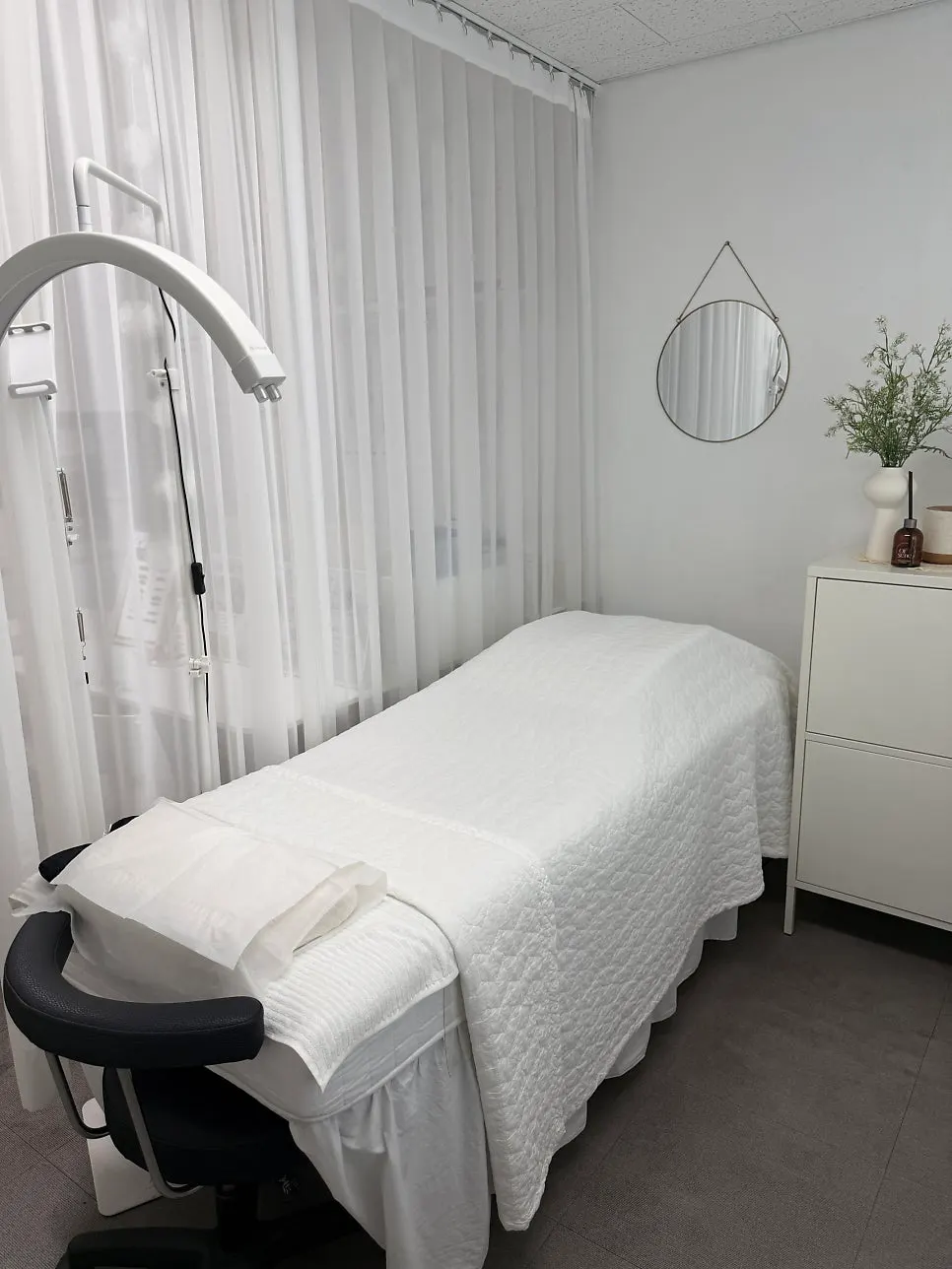 Treatment preparation area at Salon Dohe Sanbon Branch