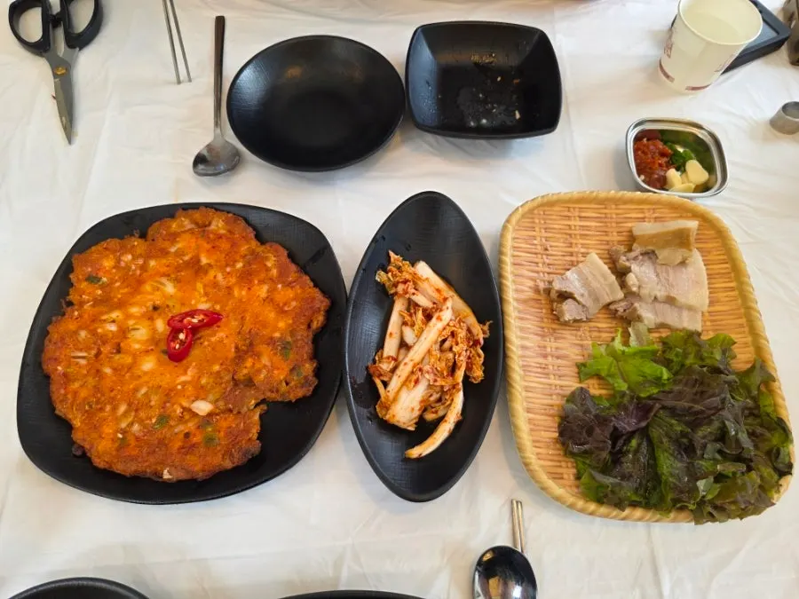 Rich broth of the Samcheok Bomulseom doenjang jjigae