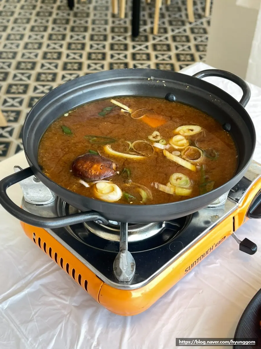 점심 오마카세 주문 상차림