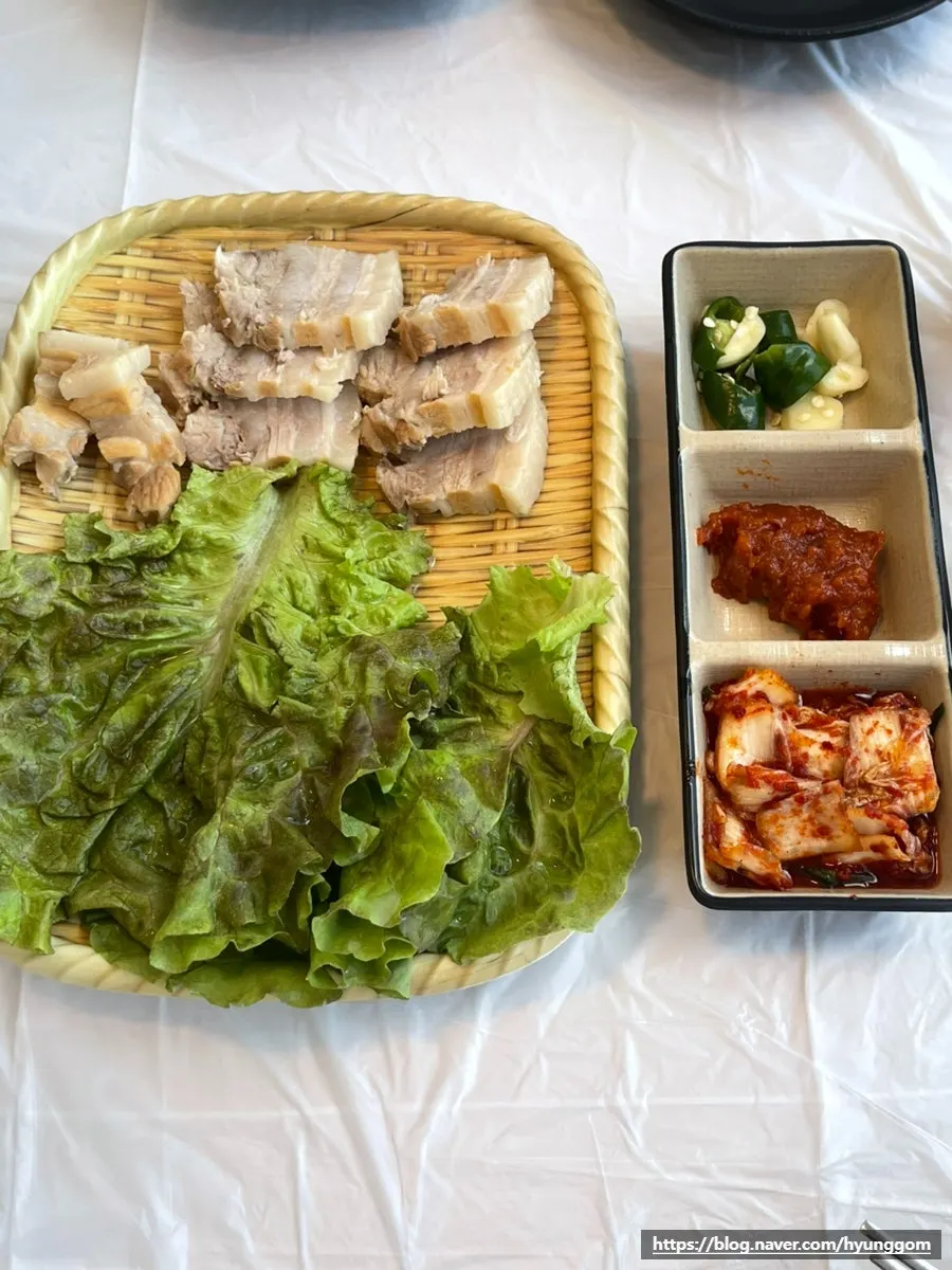 삼척보물섬 점심 오마카세