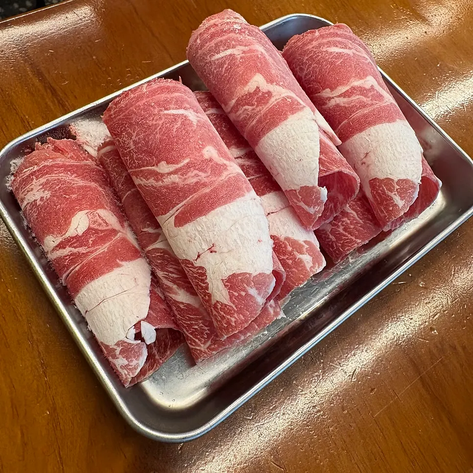 Minari shabu-shabu lunch set