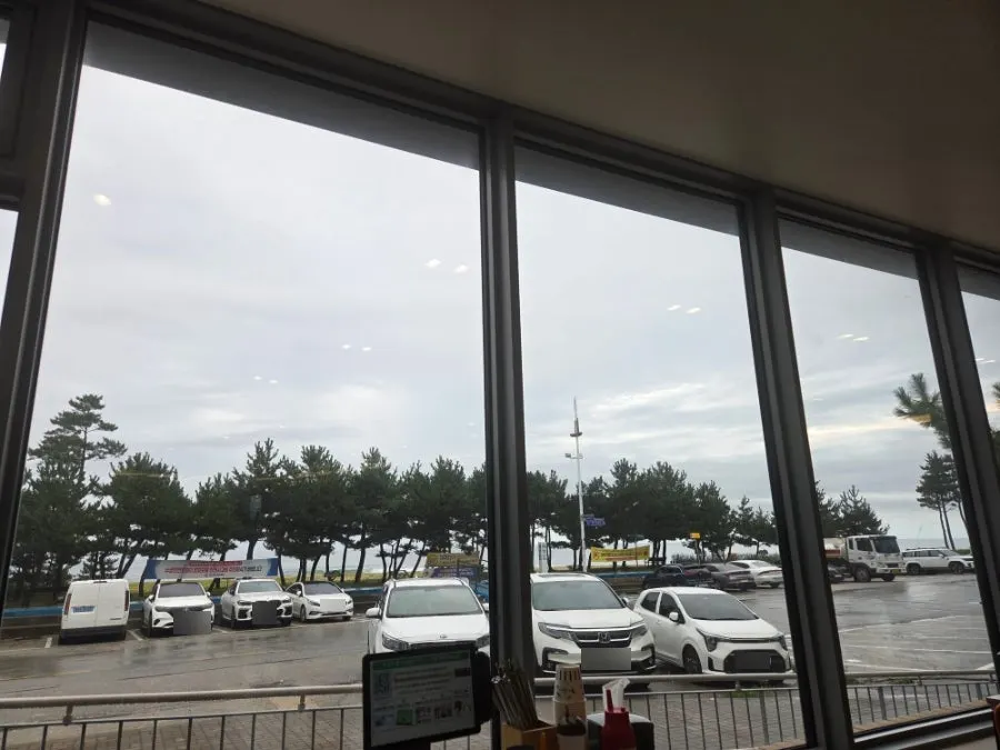남항진 바다가 보이는 오션뷰 좌석