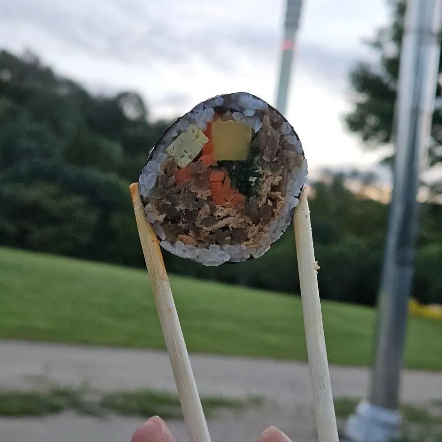Wonjo yubu gimbap from Samhyeongje Gimbap Sangam