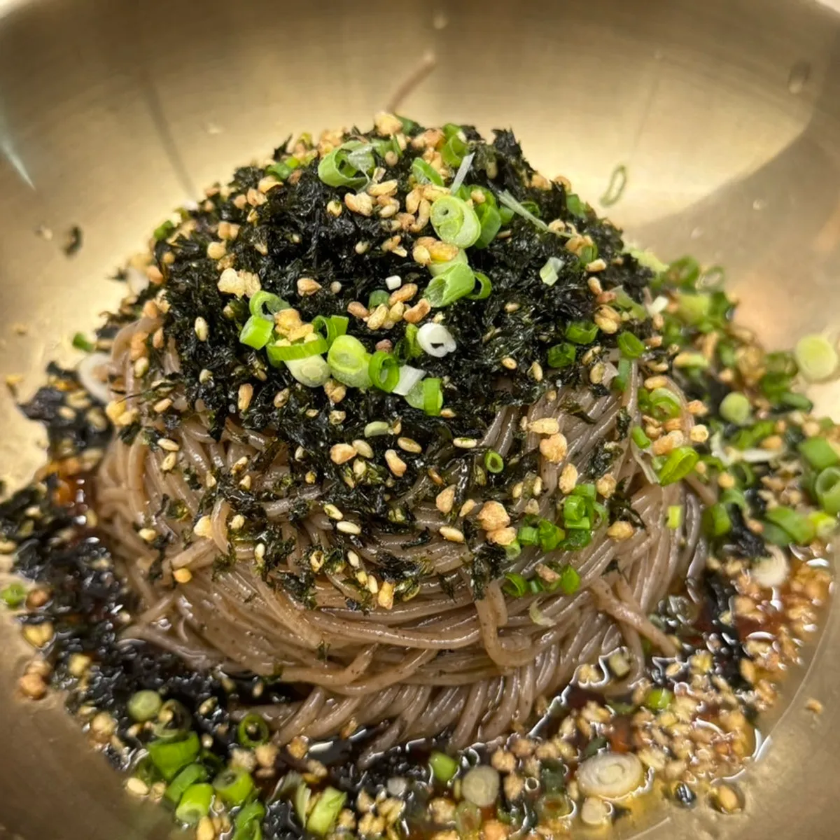 삼미리막국수 미금점 참기름 비빔 막국수 한 그릇