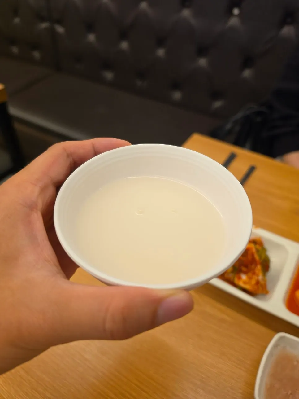 순대국과 막걸리로 차린 저녁 한상