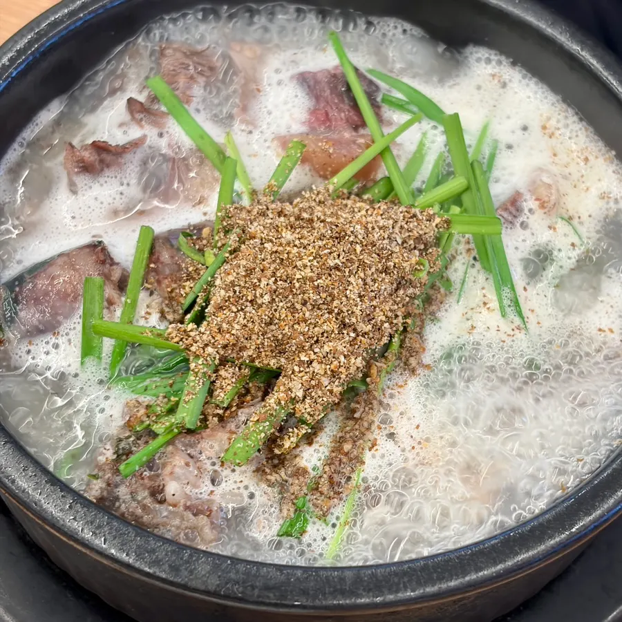 피가 얇은 순대 클로즈업