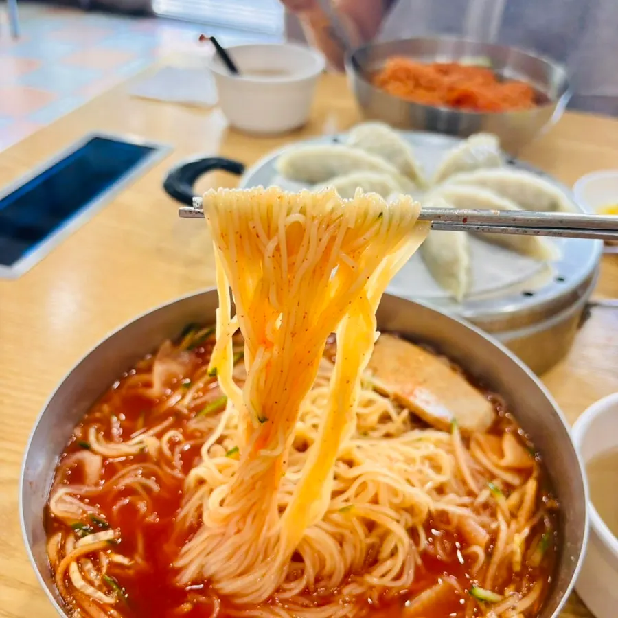 A bowl of milmyeon at the 25-year-old Samsam Milmyeon Main Branch