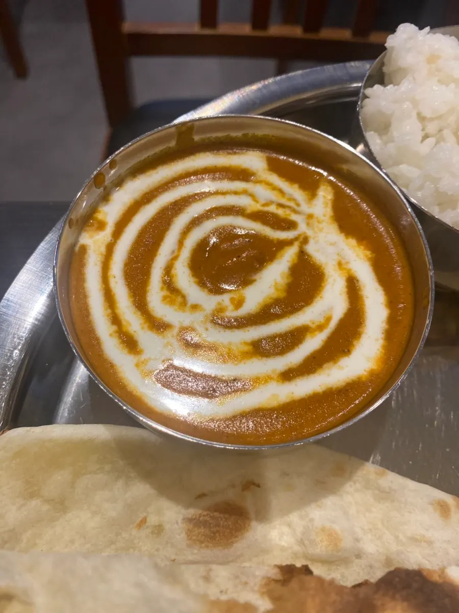 Indian-food meal spread