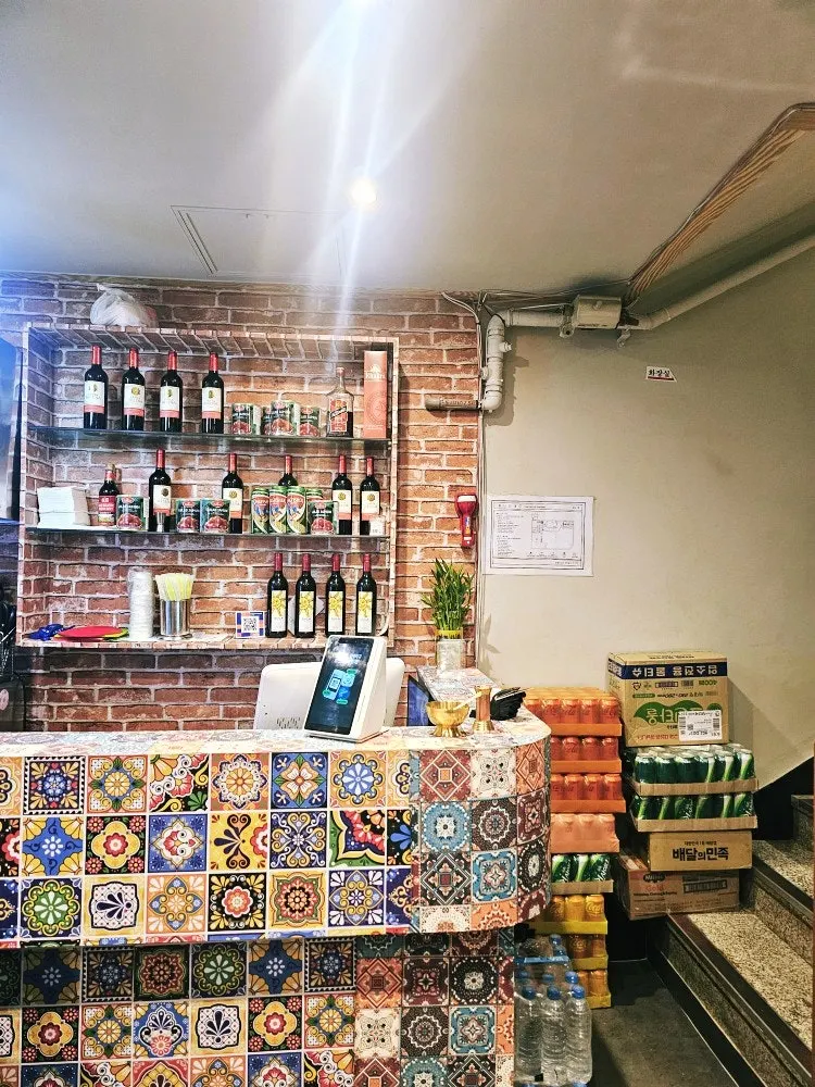 The interior of India The Durbar Samseong Station Branch with its authentic Indian feel