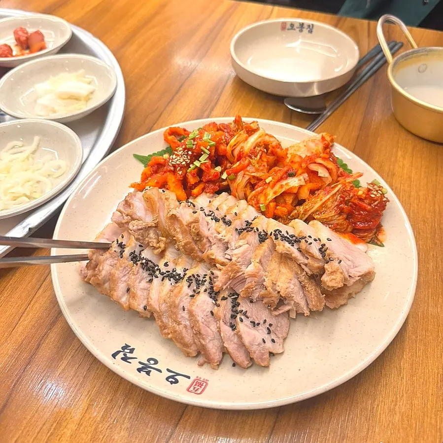 라지 사이즈 보쌈 접시