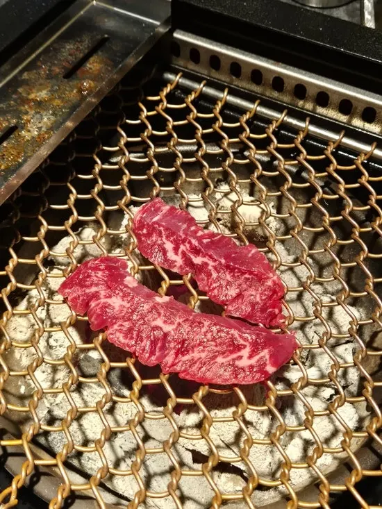 Chewy grilled hanwoo anchangsal