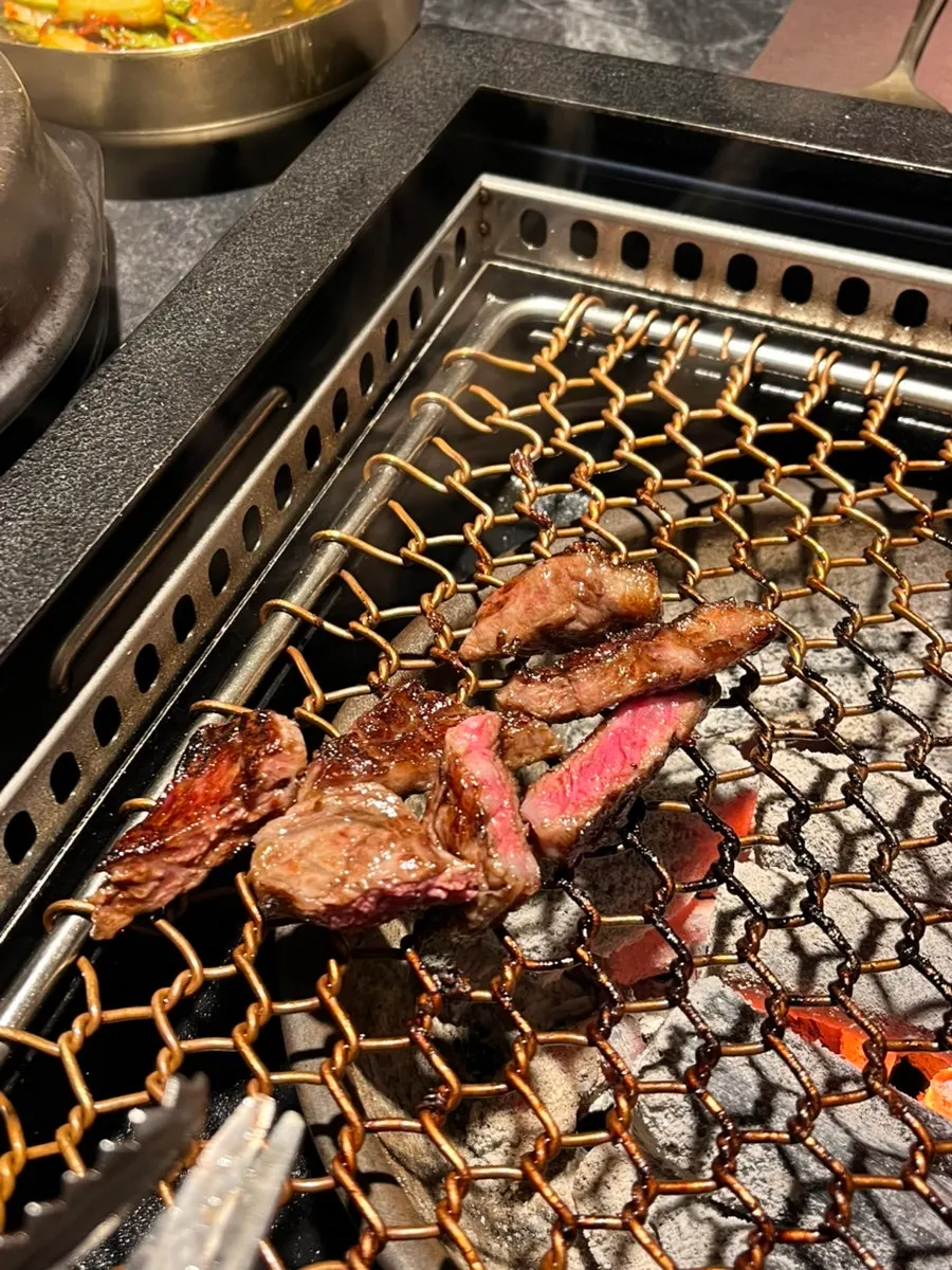 Grill plate full of hanwoo assorted cuts