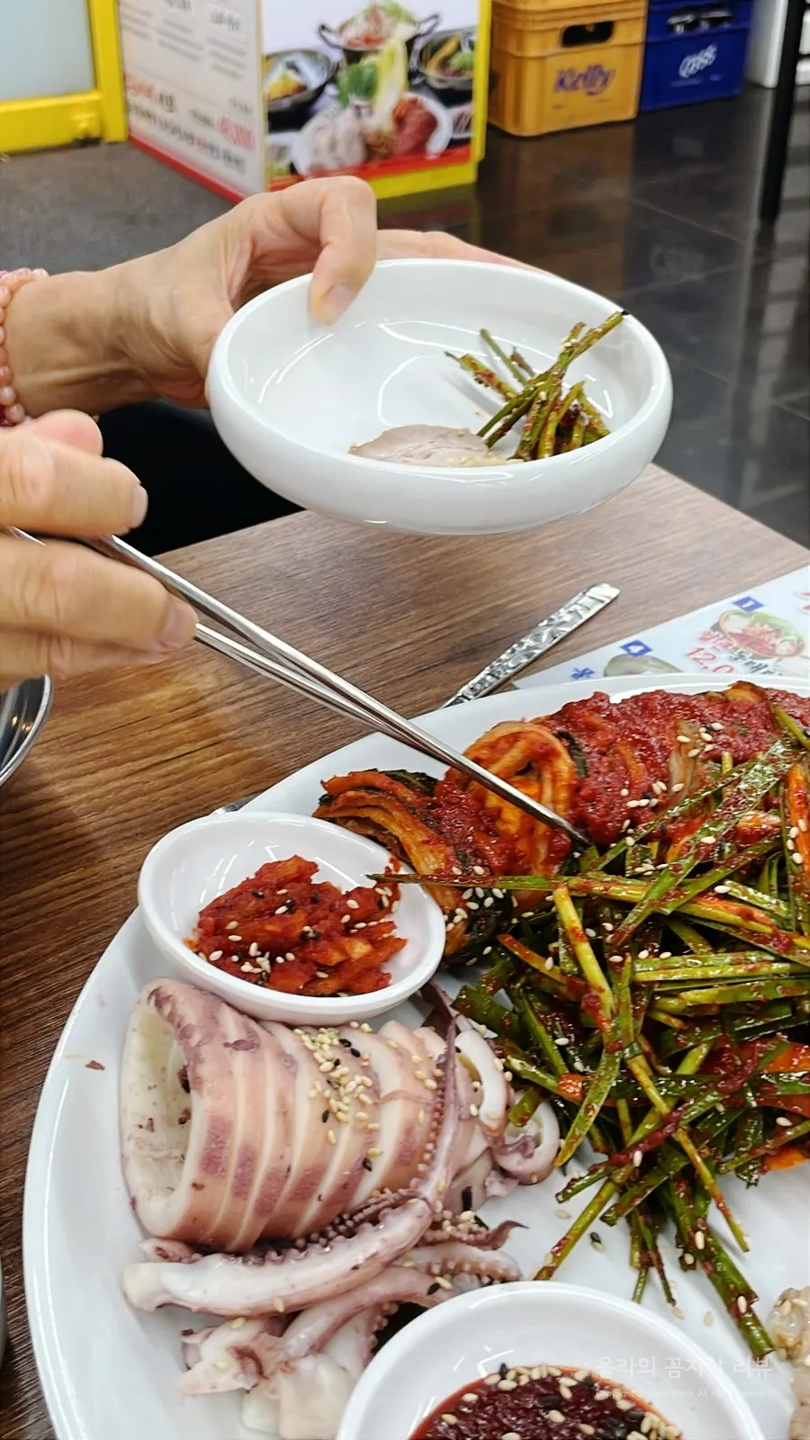 Soft boiled pork belly with bossam kimchi