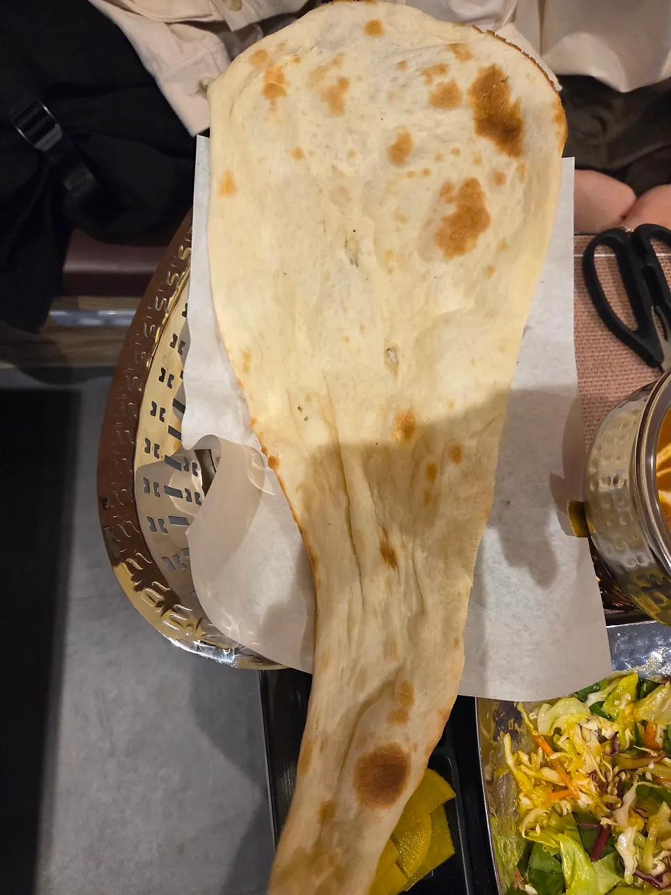 치킨 마크니와 빨락 빠니르 조합