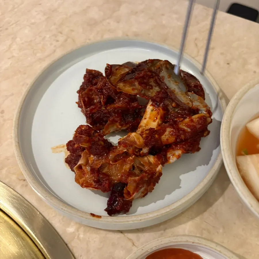 태블릿 반찬 추가 주문 화면
