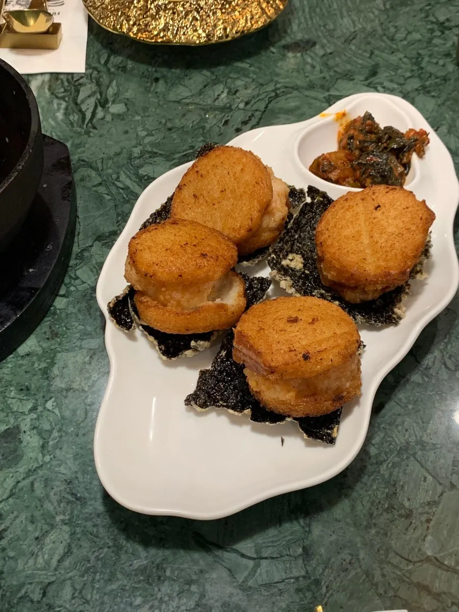 Tokyo tangsuyuk served pre-sauced with butter