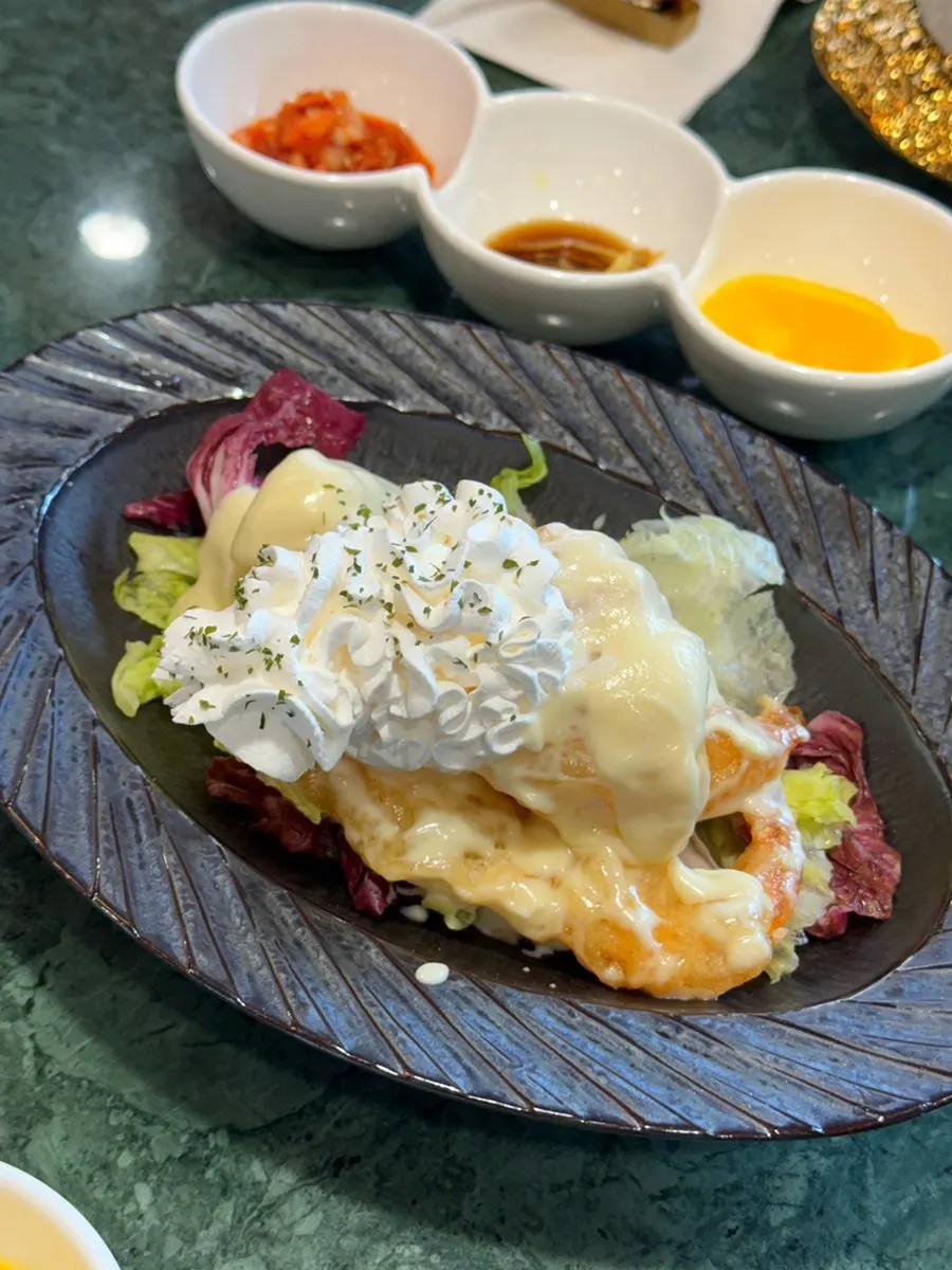 훗카이도 우유 크림 새우 小 한 접시