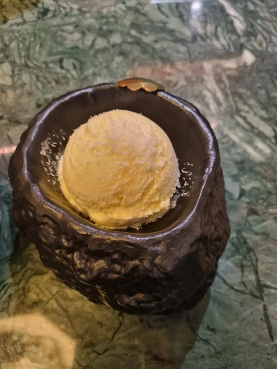 Mango ice cream received as the review event