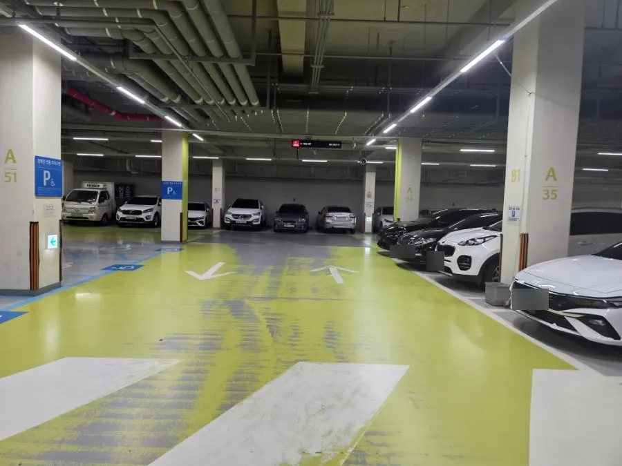 Underground parking information