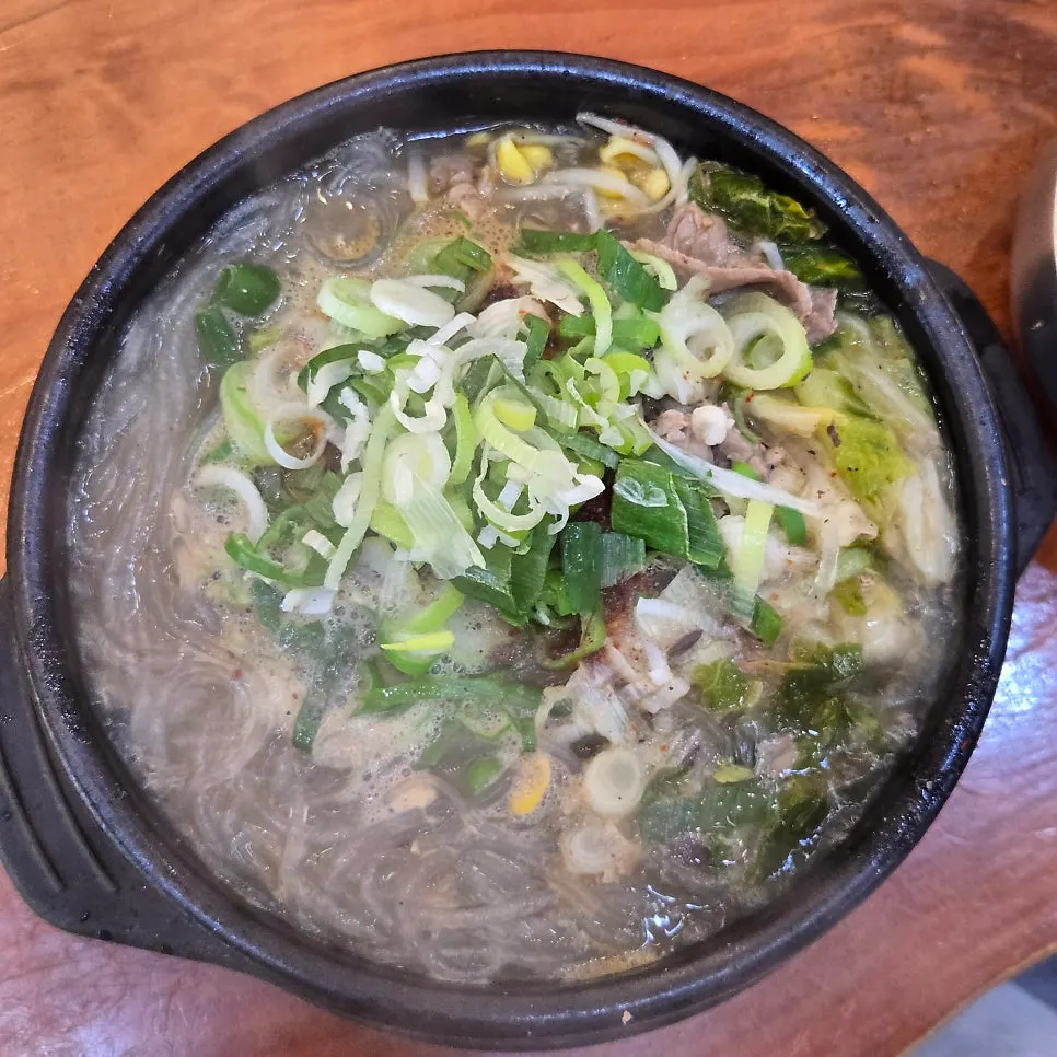 흑미밥 한 공기