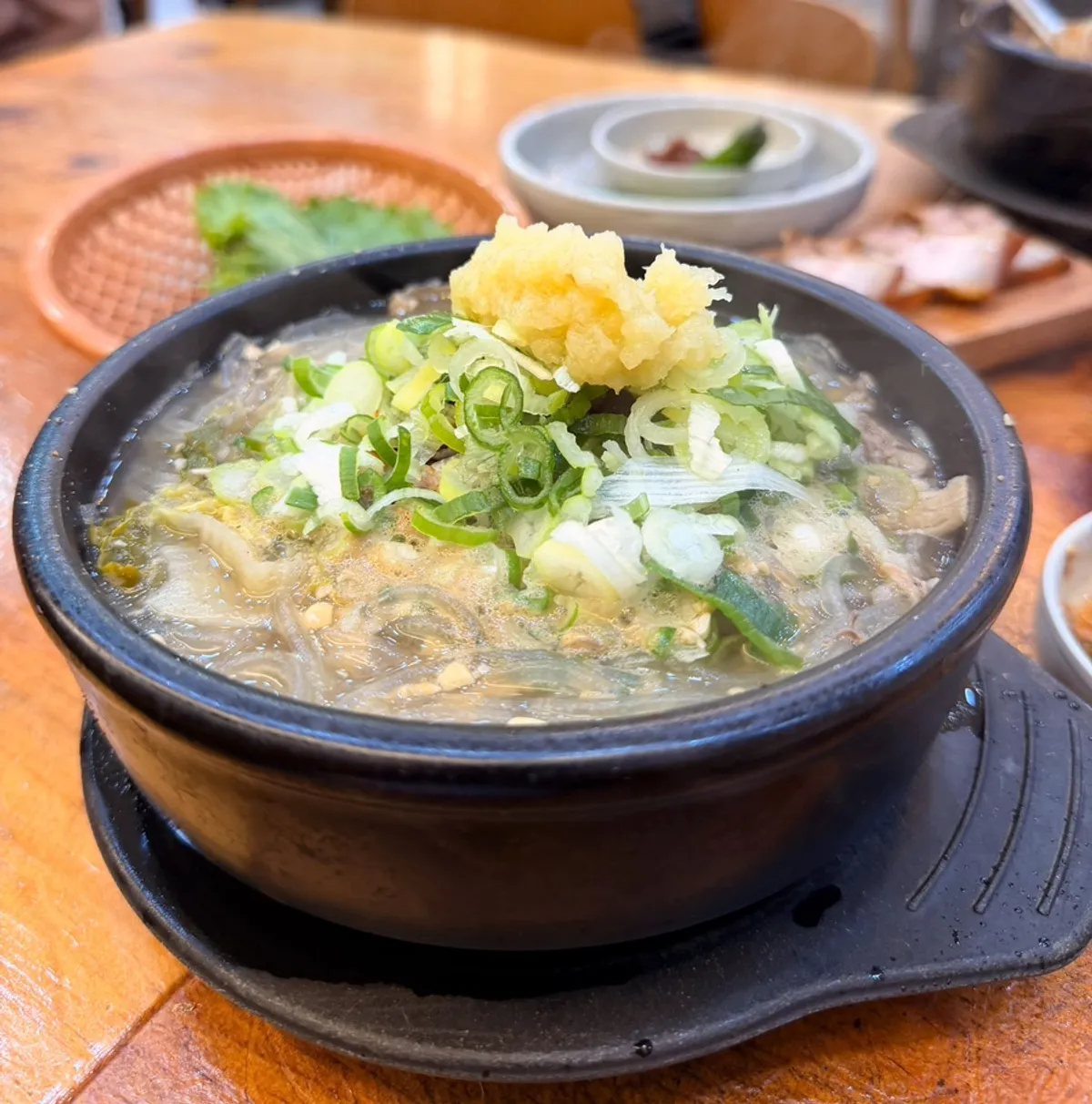 해장국에 넣는 다진 마늘