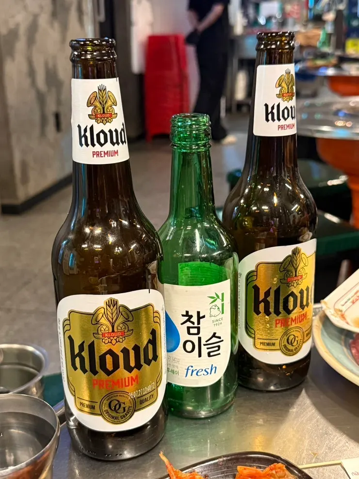 네이버 예약 서비스로 받은 껍데기 구이