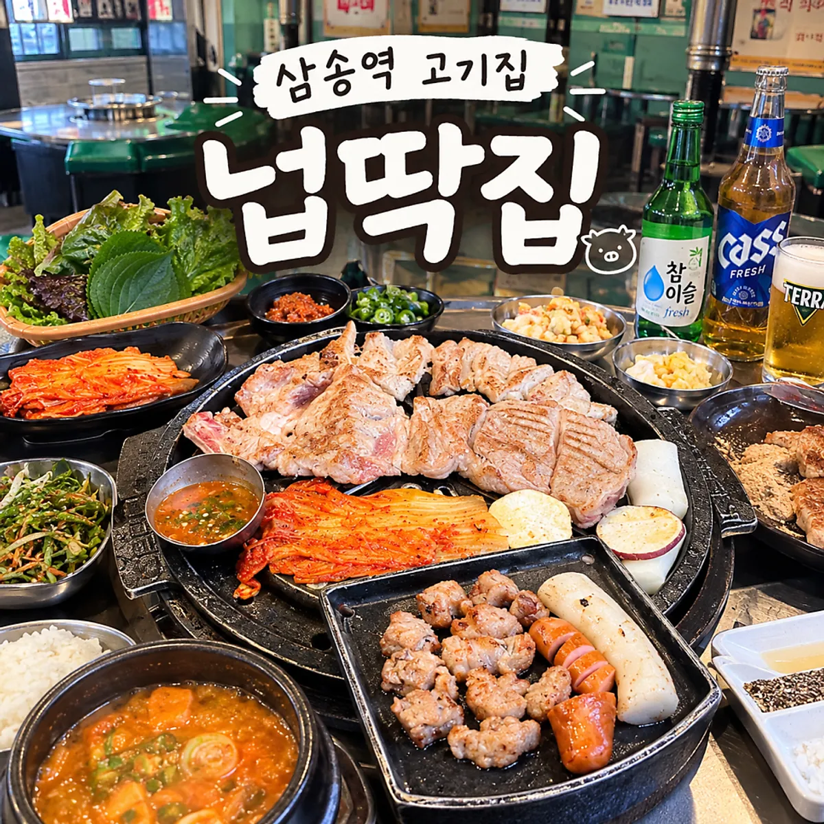 Main photo of Neopttakjip Samsong Branch, a BBQ restaurant near Samsong Station