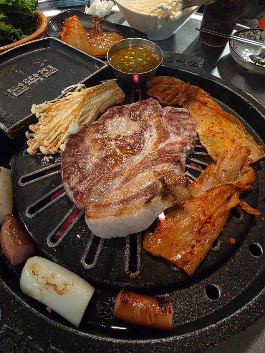 Chewy kkodeulsal special pork cut at Neopttakjip Samsong Branch