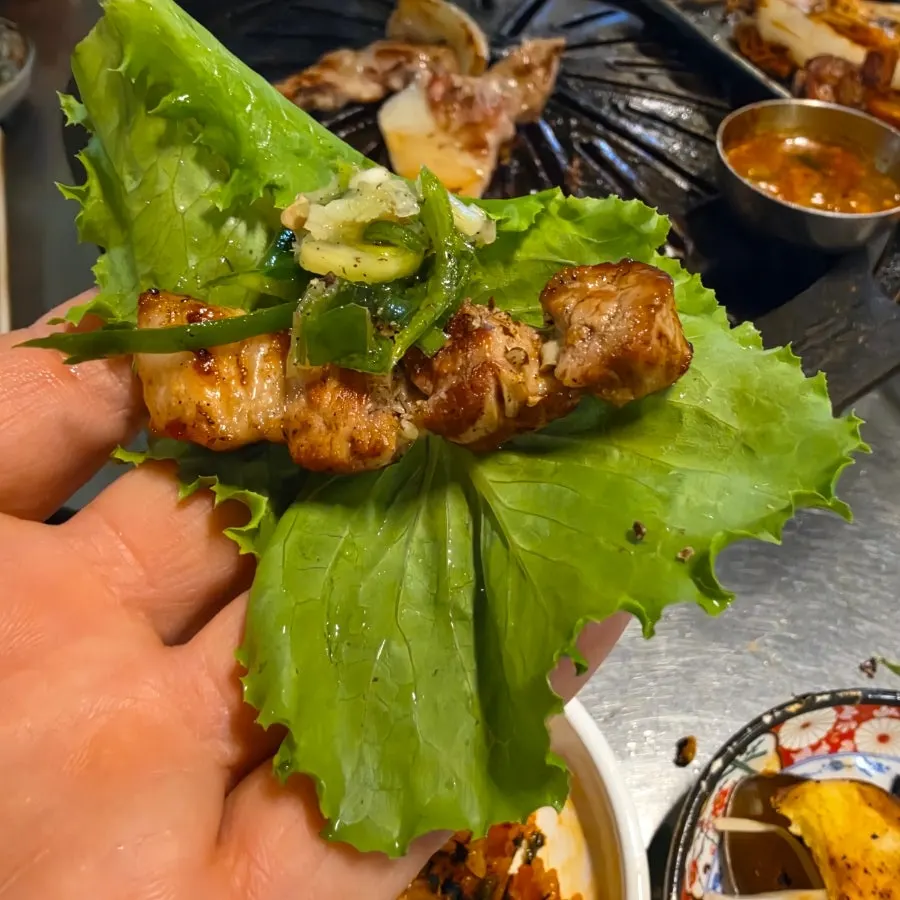 Pork barbecue in varied combinations
