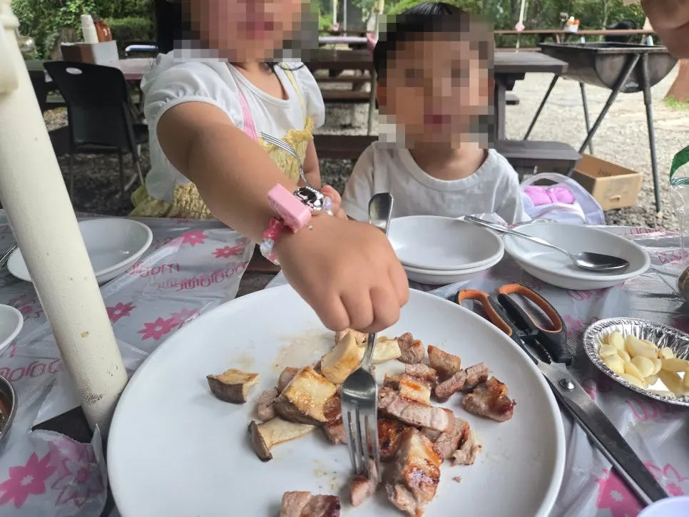 A well-cooked thick piece of pork belly