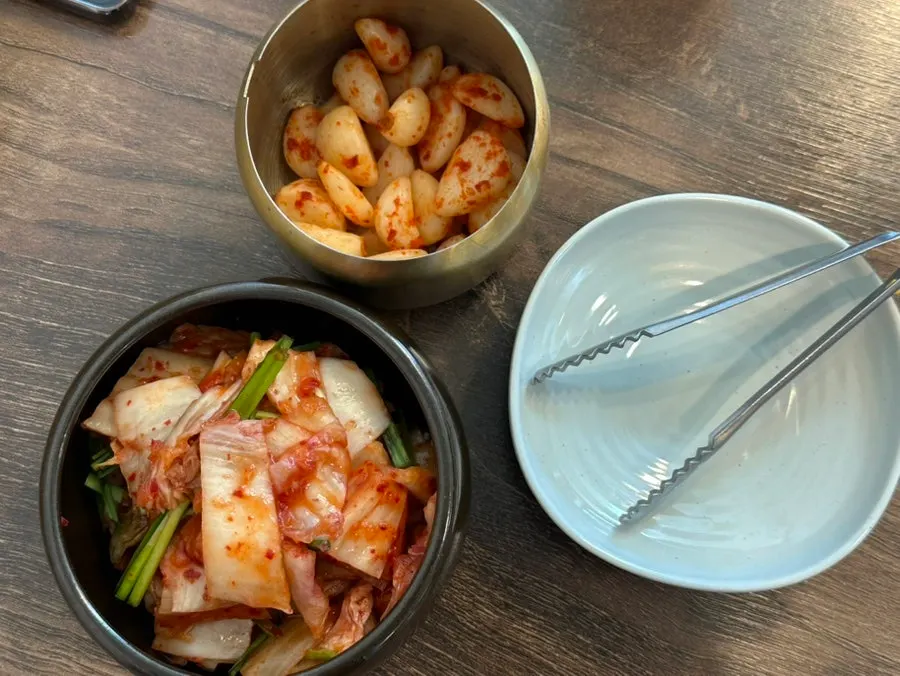 주문 후 세팅된 테이블