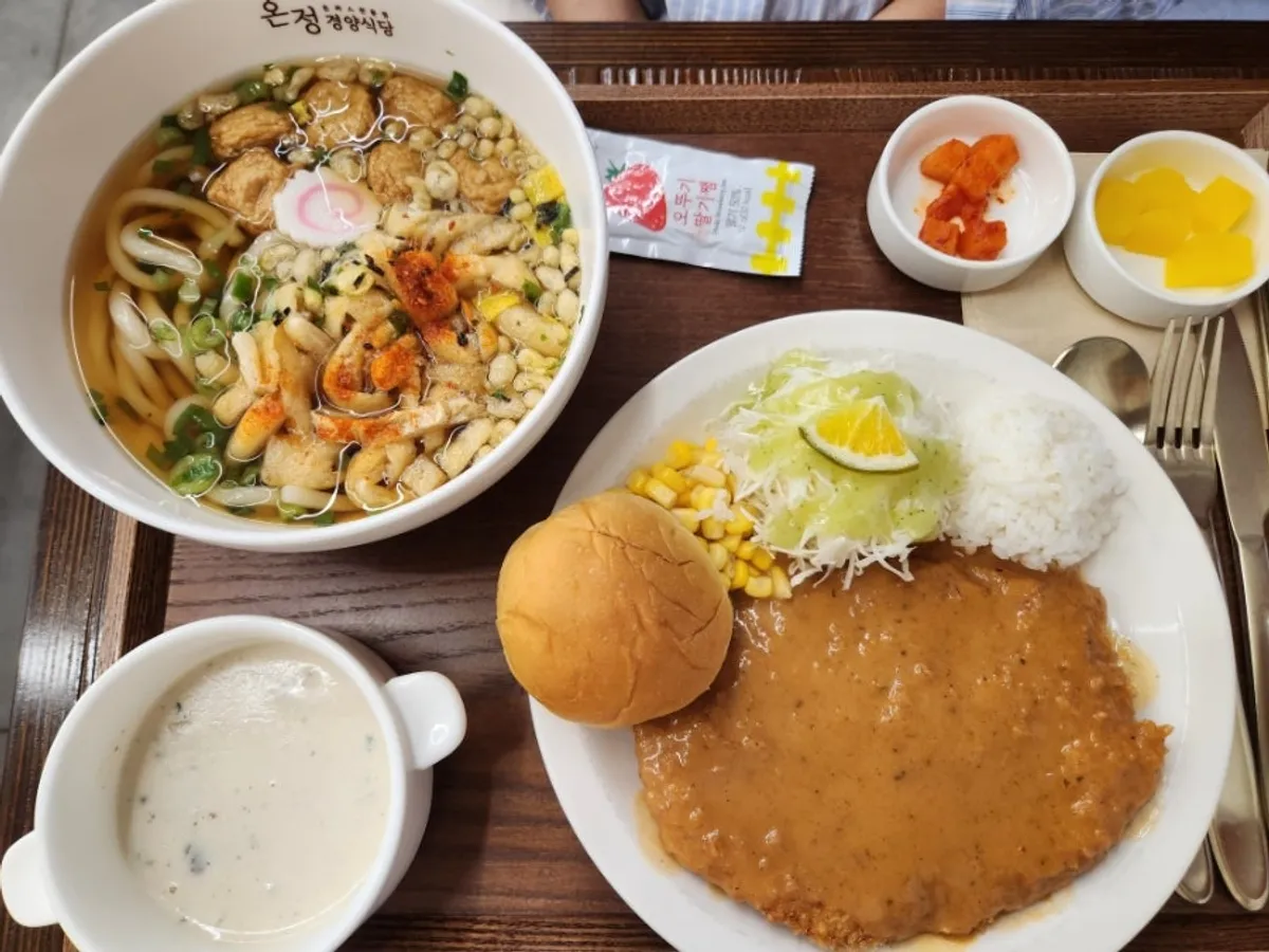 온정경양식당 산본학원가점 경양식 돈까스 상차림
