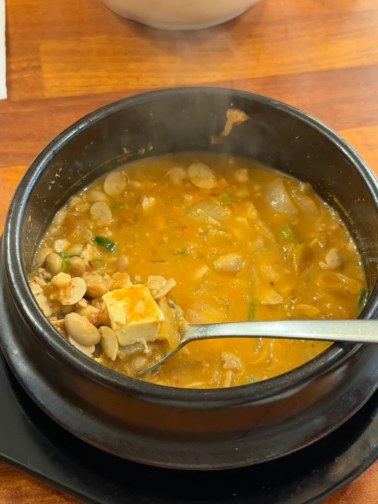 정식에 함께 나온 청국장