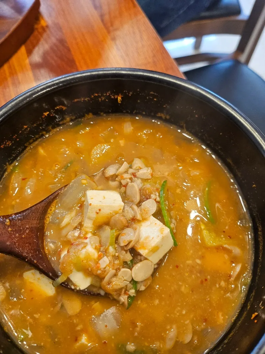 Cheonggukjang with tofu