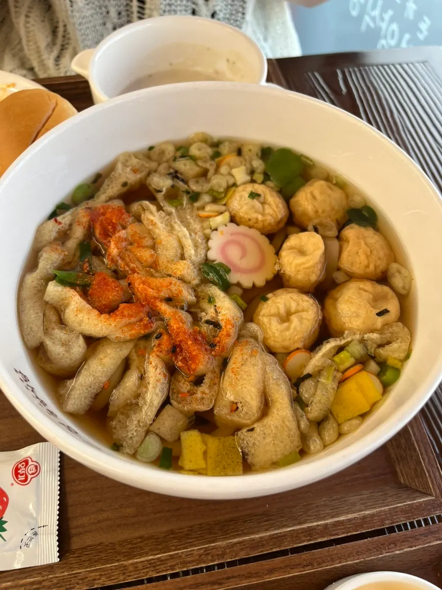 Bowl of gyeongyangsik-style soup