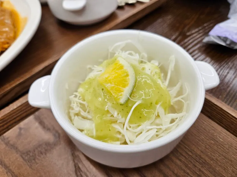 Cool soba with a hint of yuzu