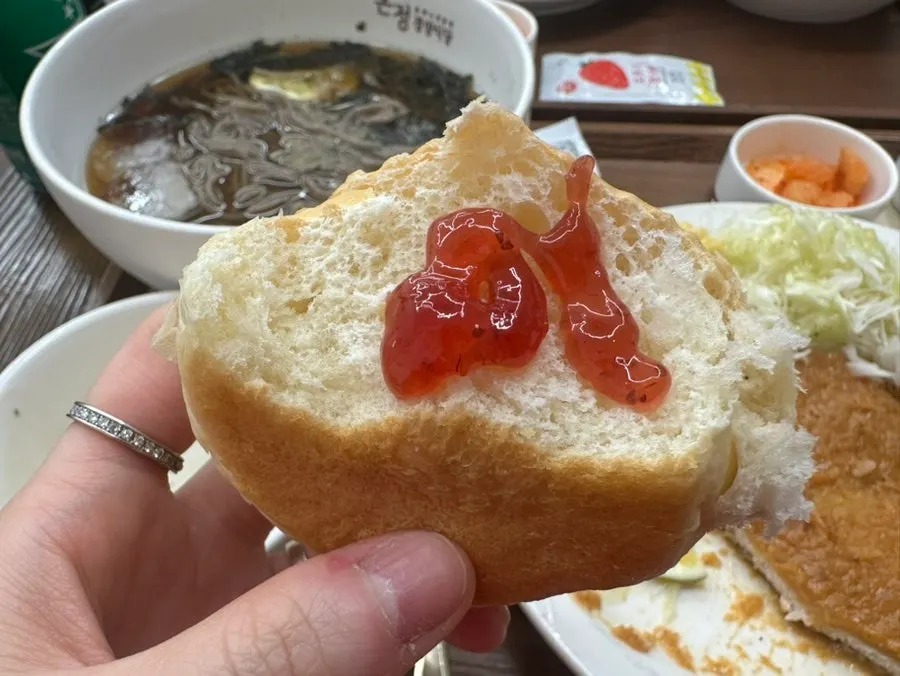 Generous pork cutlet set portion